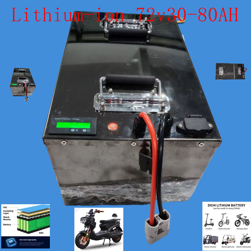 60V 50Ah Electric Scooter Battery - Batterie au lithium-ion 72V 35Ah 40Ah