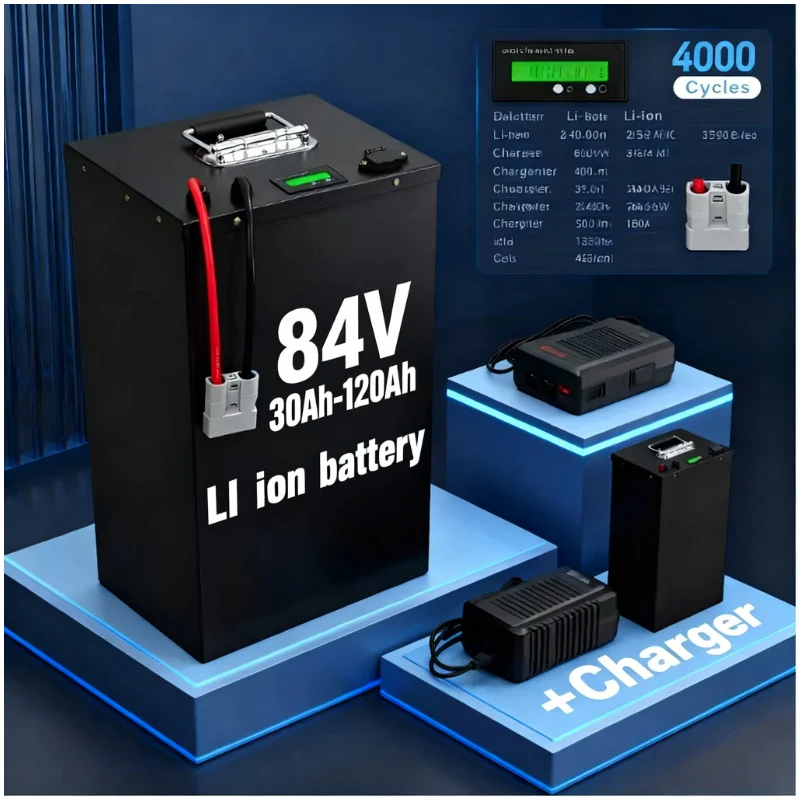 Batterie lithium-ion 84V 50Ah  - 72V 40Ah Lifepo4 Battery Pack avis et prix